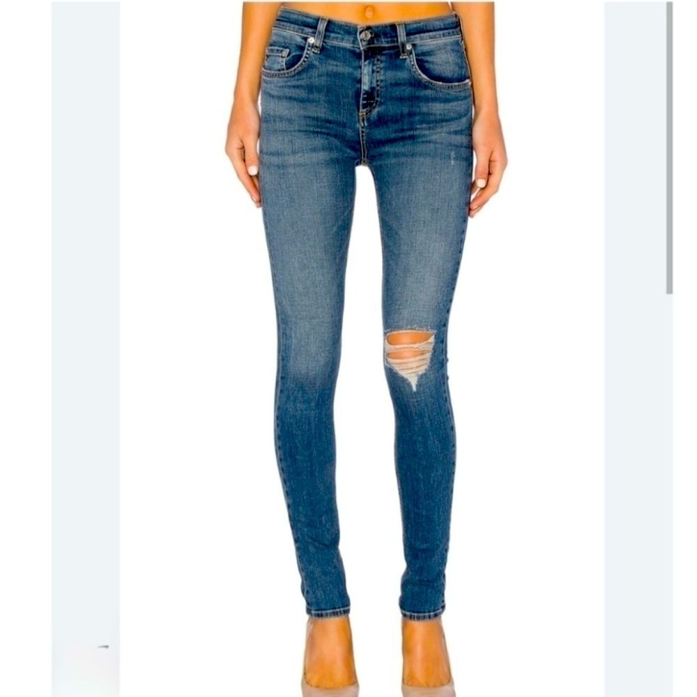 RAG & BONE high rise skinny jeans, 24